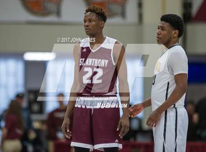 Thumbnail 1 in Hudson Catholic vs St Anthony (Spalding Hoophall Classic) photogallery.
