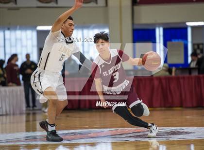 Thumbnail 2 in Hudson Catholic vs St Anthony (Spalding Hoophall Classic) photogallery.