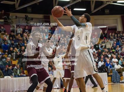 Thumbnail 2 in Hudson Catholic vs St Anthony (Spalding Hoophall Classic) photogallery.