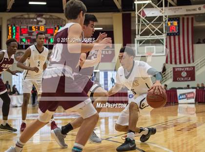 Thumbnail 1 in Hudson Catholic vs St Anthony (Spalding Hoophall Classic) photogallery.