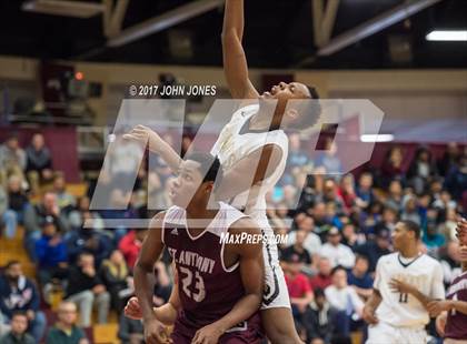 Thumbnail 3 in Hudson Catholic vs St Anthony (Spalding Hoophall Classic) photogallery.