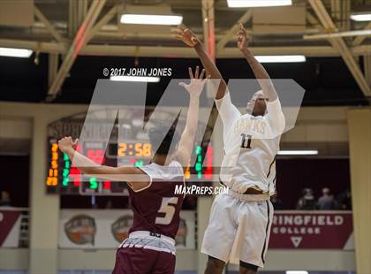Thumbnail 3 in Hudson Catholic vs St Anthony (Spalding Hoophall Classic) photogallery.