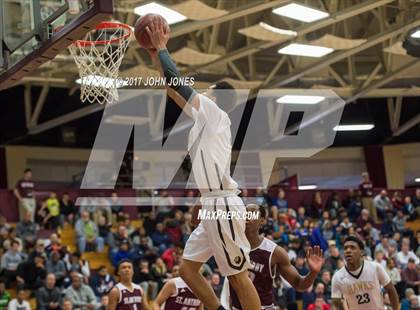 Thumbnail 2 in Hudson Catholic vs St Anthony (Spalding Hoophall Classic) photogallery.