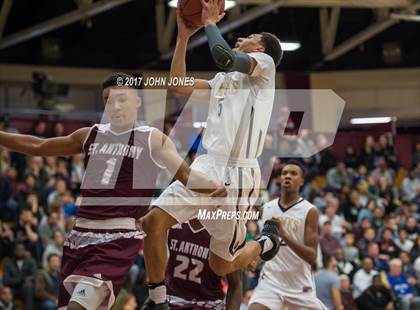 Thumbnail 1 in Hudson Catholic vs St Anthony (Spalding Hoophall Classic) photogallery.