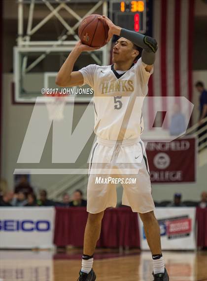 Thumbnail 3 in Hudson Catholic vs St Anthony (Spalding Hoophall Classic) photogallery.