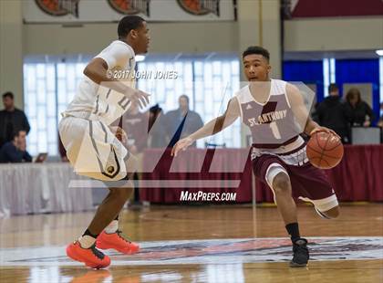 Thumbnail 1 in Hudson Catholic vs St Anthony (Spalding Hoophall Classic) photogallery.