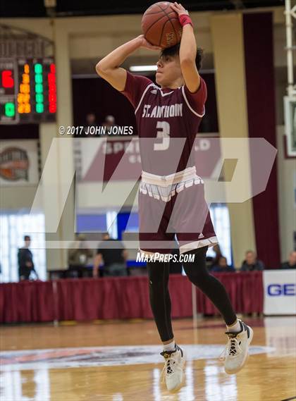 Thumbnail 1 in Hudson Catholic vs St Anthony (Spalding Hoophall Classic) photogallery.
