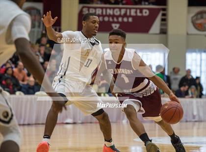 Thumbnail 2 in Hudson Catholic vs St Anthony (Spalding Hoophall Classic) photogallery.