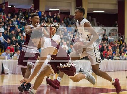 Thumbnail 1 in Hudson Catholic vs St Anthony (Spalding Hoophall Classic) photogallery.