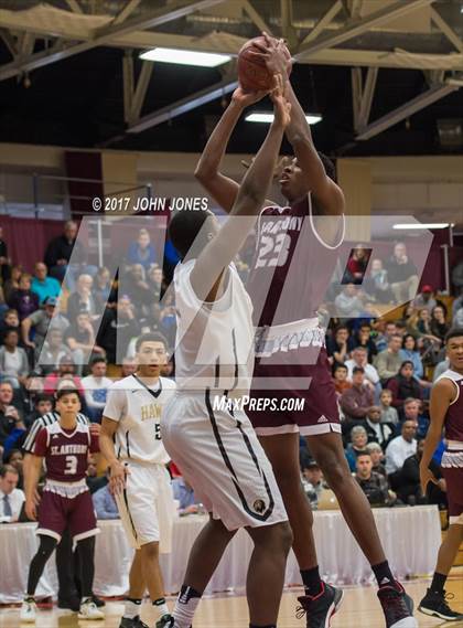 Thumbnail 3 in Hudson Catholic vs St Anthony (Spalding Hoophall Classic) photogallery.