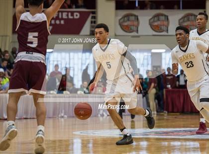 Thumbnail 3 in Hudson Catholic vs St Anthony (Spalding Hoophall Classic) photogallery.