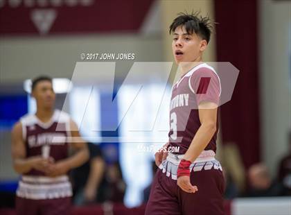Thumbnail 3 in Hudson Catholic vs St Anthony (Spalding Hoophall Classic) photogallery.