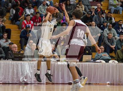 Thumbnail 1 in Hudson Catholic vs St Anthony (Spalding Hoophall Classic) photogallery.