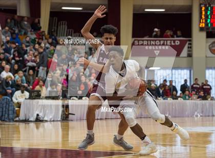 Thumbnail 3 in Hudson Catholic vs St Anthony (Spalding Hoophall Classic) photogallery.