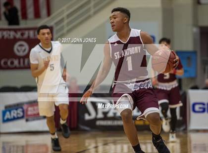 Thumbnail 3 in Hudson Catholic vs St Anthony (Spalding Hoophall Classic) photogallery.