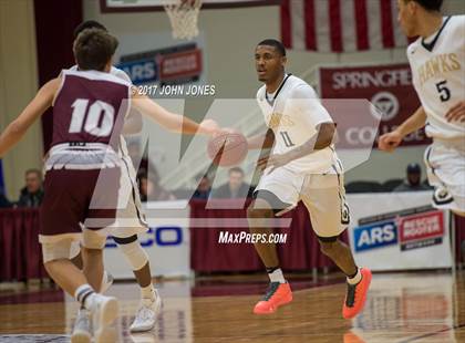 Thumbnail 2 in Hudson Catholic vs St Anthony (Spalding Hoophall Classic) photogallery.