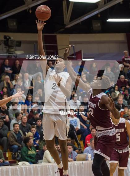 Thumbnail 1 in Hudson Catholic vs St Anthony (Spalding Hoophall Classic) photogallery.