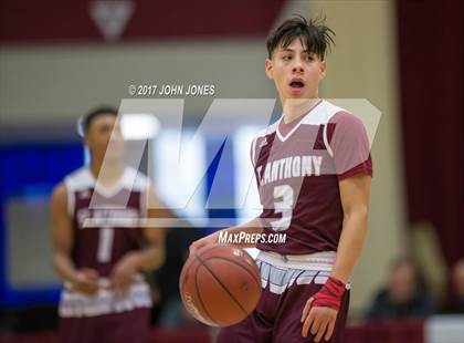 Thumbnail 1 in Hudson Catholic vs St Anthony (Spalding Hoophall Classic) photogallery.