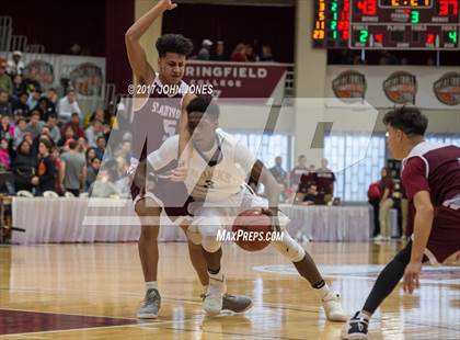 Thumbnail 2 in Hudson Catholic vs St Anthony (Spalding Hoophall Classic) photogallery.