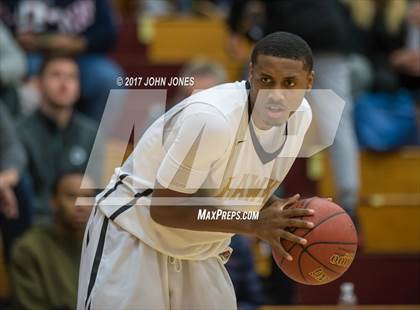 Thumbnail 2 in Hudson Catholic vs St Anthony (Spalding Hoophall Classic) photogallery.