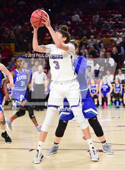 Thumbnail 3 in Millennium vs Xavier (AIA D6 Semifinal) photogallery.