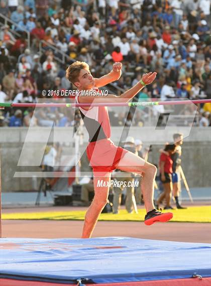 Thumbnail 3 in CIF State Track and Field Championships (Boys High Jump Qualifying) photogallery.