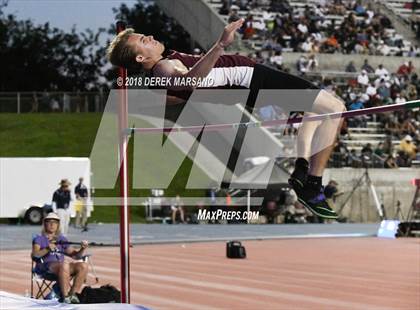 Thumbnail 1 in CIF State Track and Field Championships (Boys High Jump Qualifying) photogallery.