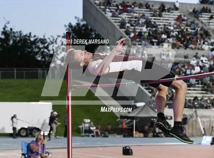 Thumbnail 3 in CIF State Track and Field Championships (Boys High Jump Qualifying) photogallery.