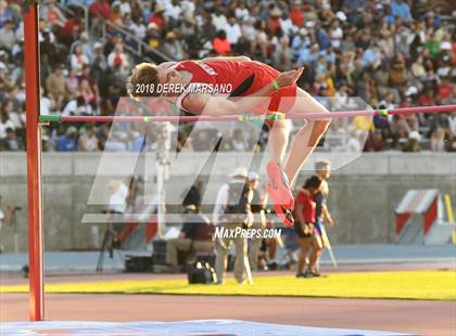 Thumbnail 2 in CIF State Track and Field Championships (Boys High Jump Qualifying) photogallery.
