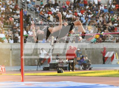 Thumbnail 1 in CIF State Track and Field Championships (Boys High Jump Qualifying) photogallery.