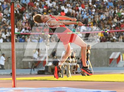 Thumbnail 1 in CIF State Track and Field Championships (Boys High Jump Qualifying) photogallery.