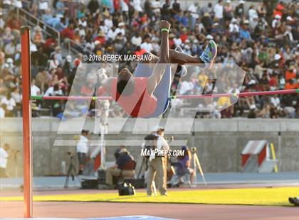 Thumbnail 1 in CIF State Track and Field Championships (Boys High Jump Qualifying) photogallery.