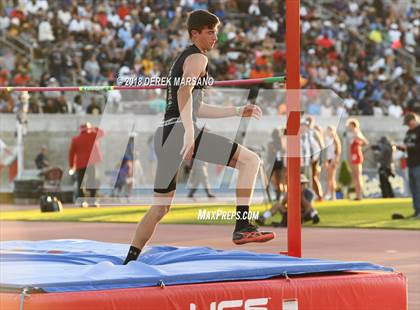 Thumbnail 2 in CIF State Track and Field Championships (Boys High Jump Qualifying) photogallery.