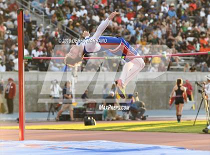 Thumbnail 1 in CIF State Track and Field Championships (Boys High Jump Qualifying) photogallery.