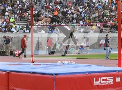 Thumbnail 2 in CIF State Track and Field Championships (Boys High Jump Qualifying) photogallery.