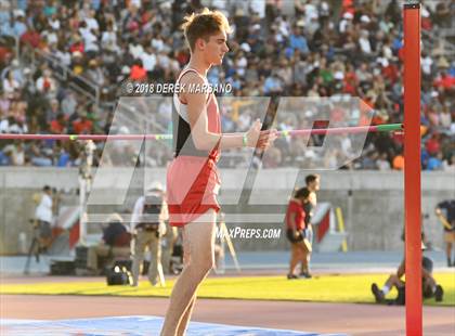 Thumbnail 1 in CIF State Track and Field Championships (Boys High Jump Qualifying) photogallery.