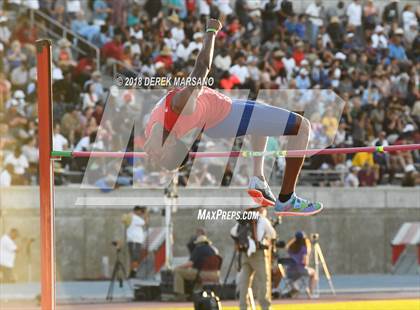 Thumbnail 3 in CIF State Track and Field Championships (Boys High Jump Qualifying) photogallery.