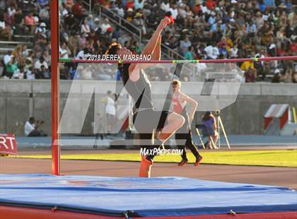Thumbnail 1 in CIF State Track and Field Championships (Boys High Jump Qualifying) photogallery.