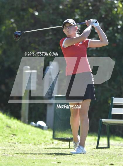 Thumbnail 2 in CIF Southern Section Girls Golf Championships photogallery.
