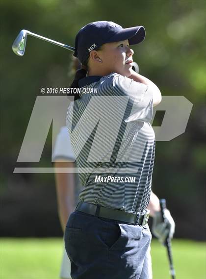 Thumbnail 2 in CIF Southern Section Girls Golf Championships photogallery.