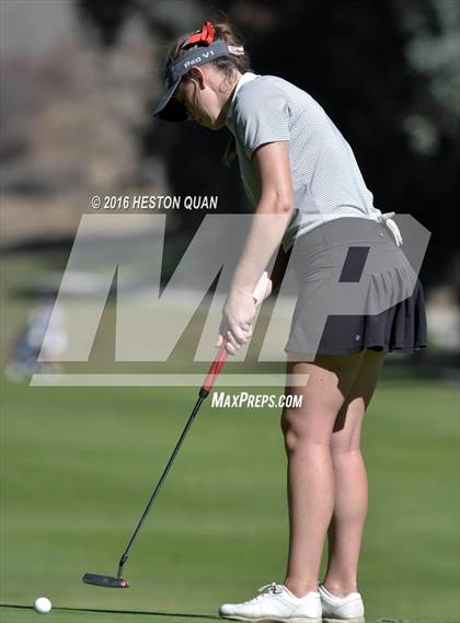 Thumbnail 2 in CIF Southern Section Girls Golf Championships photogallery.