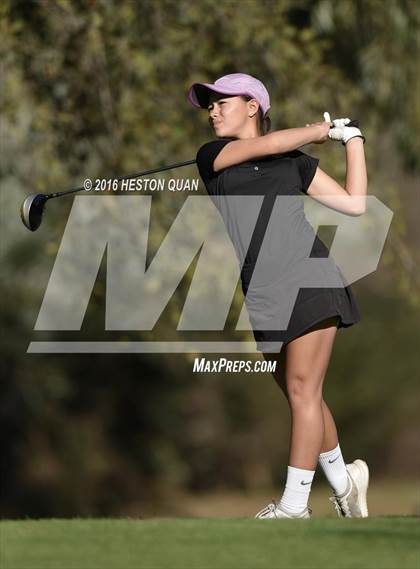 Thumbnail 2 in CIF Southern Section Girls Golf Championships photogallery.