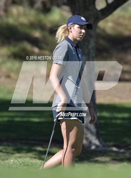 Thumbnail 2 in CIF Southern Section Girls Golf Championships photogallery.