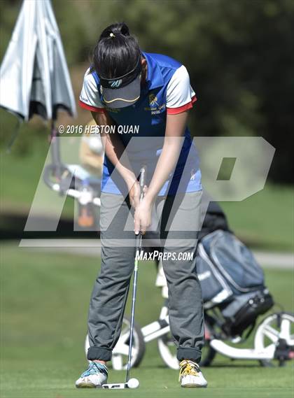 Thumbnail 2 in CIF Southern Section Girls Golf Championships photogallery.
