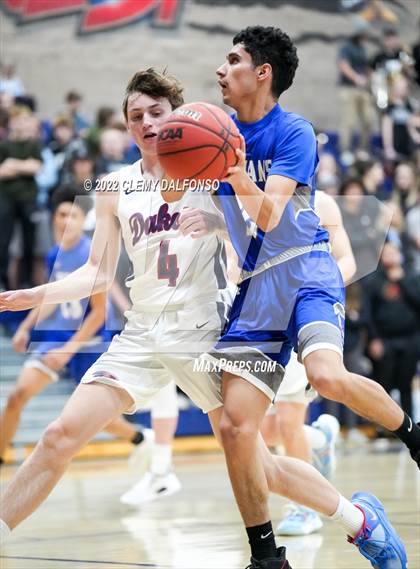 Thumbnail 2 in Fountain-Fort Carson vs Dakota Ridge (CHSAA Boys 5A Basketball State Tournament Round 1) photogallery.