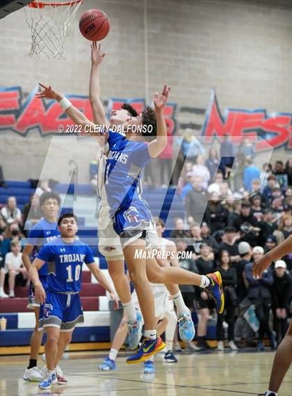 Thumbnail 3 in Fountain-Fort Carson vs Dakota Ridge (CHSAA Boys 5A Basketball State Tournament Round 1) photogallery.