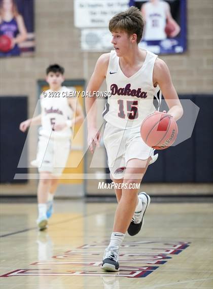 Thumbnail 3 in Fountain-Fort Carson vs Dakota Ridge (CHSAA Boys 5A Basketball State Tournament Round 1) photogallery.