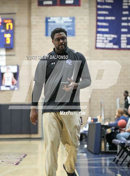 Thumbnail 2 in Fountain-Fort Carson vs Dakota Ridge (CHSAA Boys 5A Basketball State Tournament Round 1) photogallery.