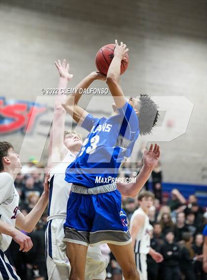Thumbnail 3 in Fountain-Fort Carson vs Dakota Ridge (CHSAA Boys 5A Basketball State Tournament Round 1) photogallery.