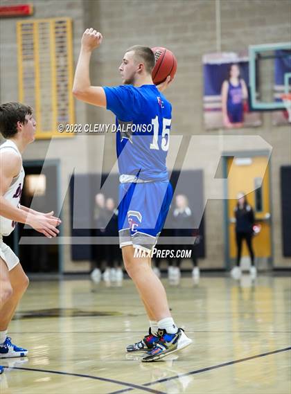Thumbnail 1 in Fountain-Fort Carson vs Dakota Ridge (CHSAA Boys 5A Basketball State Tournament Round 1) photogallery.